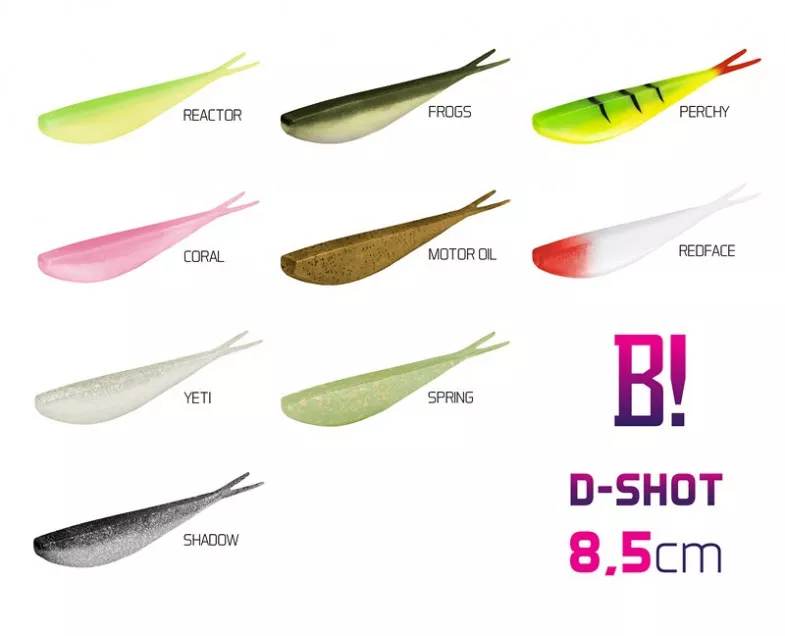 Umelá nástraha BOMB! D-SHOT / 5ks DELPHIN