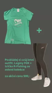 Akční set legíny FOX + tričko R-Fishing 