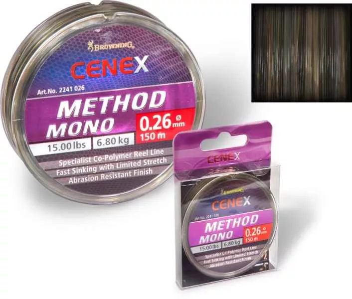 Browning Cenex feeder silon - Method Mono 150m 0,20mm