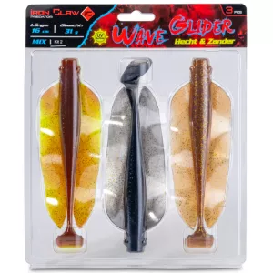 Iron Claw nástraha Wave Glider Mix Kit 2 Hecht & Zander 16cm 31g 3ks