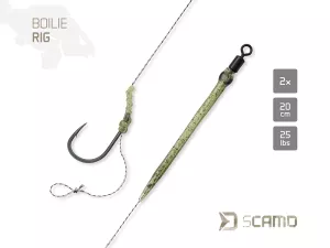 Nadväzec Delphin sCAMO Boilie rig / 2ks