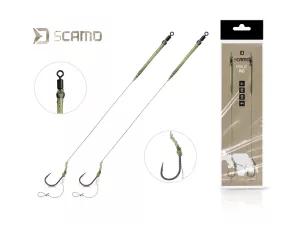 Nadväzec Delphin sCAMO Boilie rig / 2ks