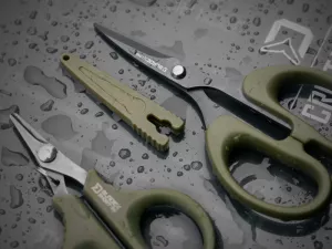 Nožnice s vrúbkami Delphin BladeX Short SS