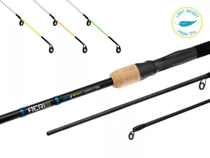 Špička AERIS Feeder | 360cm/70g/3diely, Light - oranžová /Carbon/ 1ks, UL+L+M/ Carbon/ 3ks, Ultra Light - žltá /Carbon/ 1ks