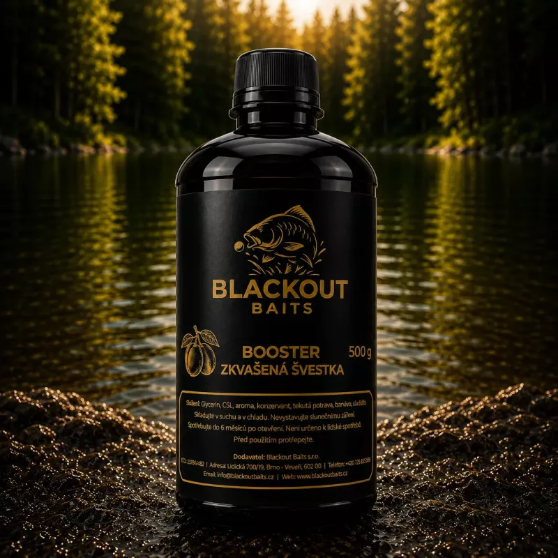 BLACKOUT BAITS - booster zkvašená švestka 500ml