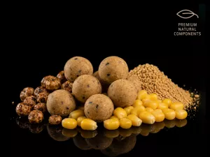 Boilies Delphin BreaX / NutCAKE - Tigrí orech-Scopex-Sladká kukurica/20mm/300g