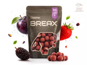 Boilies Delphin BreaX / SweetBERRY | Moruša-Jahoda-Slivka/20mm/300g, Moruša-Jahoda-Slivka/24mm/300g