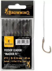 Feeder návazec Browning Feeder Leader MASTER FC 0,12mm/1,10kg háčik #2