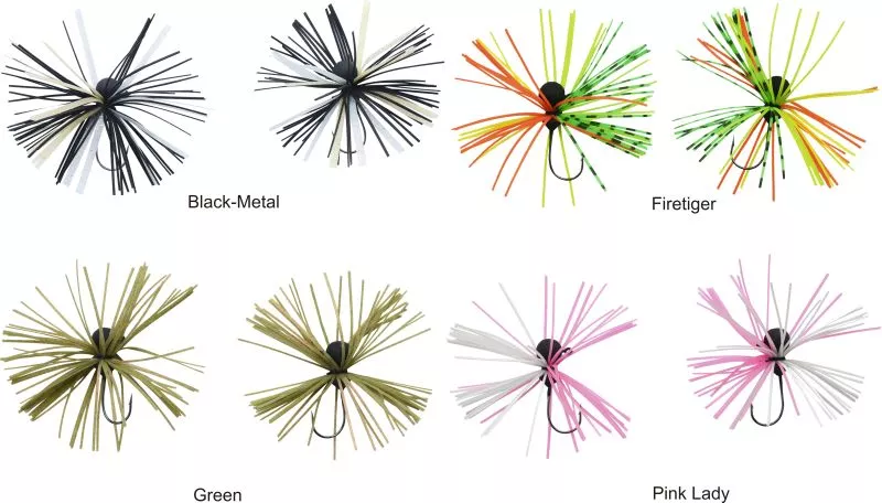Jig 7,5g, Mini Skirted Jig Head, 2ks