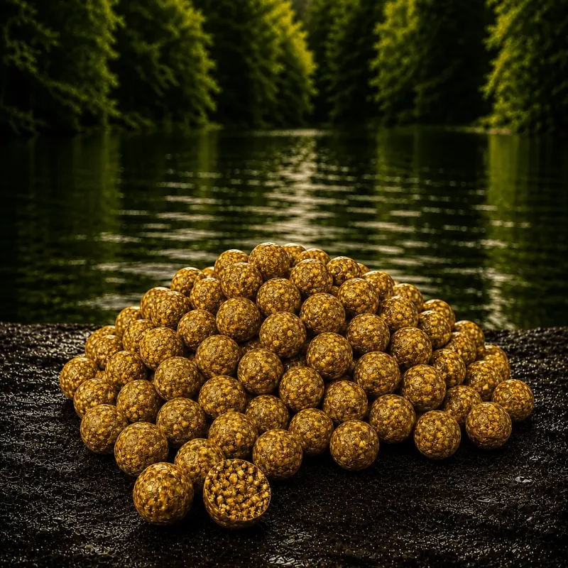 Krmné boilies BLACKOUT BAITS - ananas - chilli 5kg 24mm