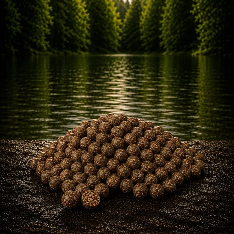 Krmné boilies BLACKOUT BAITS - scopex - játra 5kg 24mm