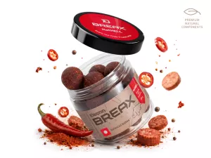 Vyvážené boilies Delphin BreaX/HotHELL | Robin red-Chilli-Fr.Klobása/20mm/100g, Robin red-Chilli-Fr.Klobása/24mm/100g