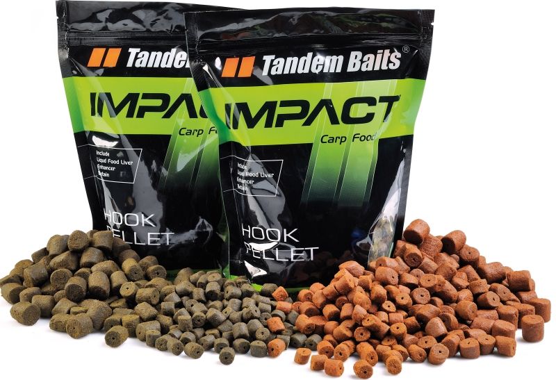 TB Impact Hook pelety Black halibut 16mm/1kg