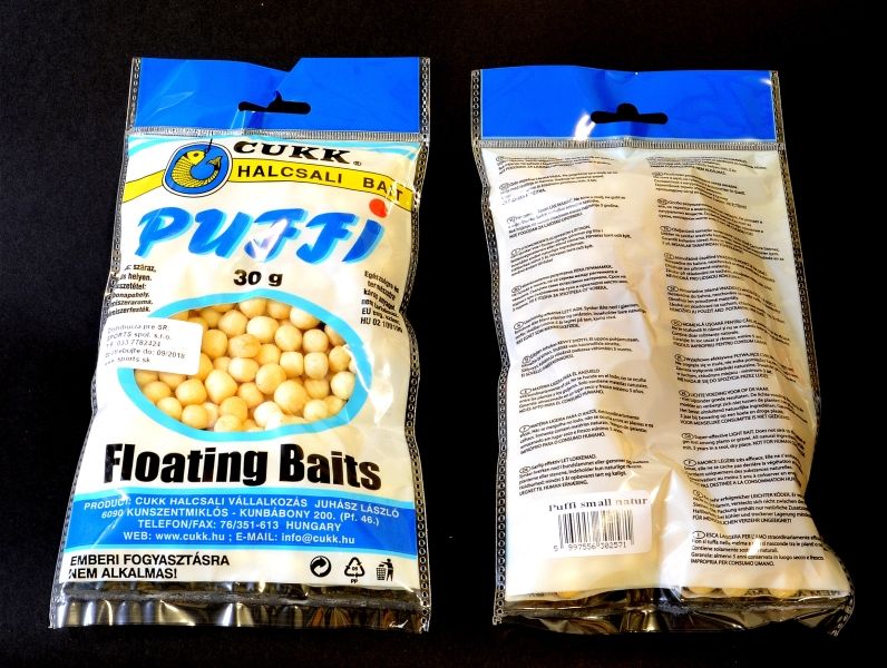 Puffi střední foukaný chleba- 30g natural