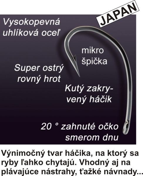 Rybářské háčky kaprové Evolution - , velikost 1/0, 10ks