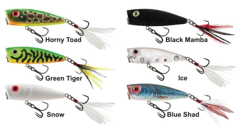 hladinové voblery 7cm/12,5g FURY POP 7 Black Mamba
