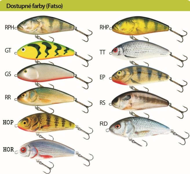 SALMO Wobler Fatso F10F barva RD