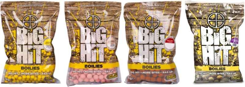 Boilies Big Hit 15mm / 1kg Spicy Krill & Garlic/Pikantn
