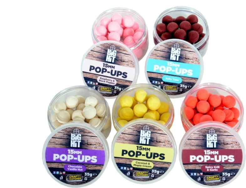 Big Hit Pop Ups Raspberry & Black Pepper 15mm 35g