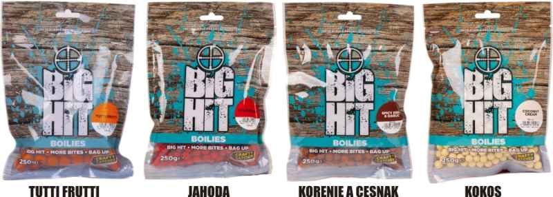 Boilies Big Hit 10mm / 250g Coconut Cream