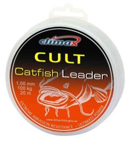 CULT Catfish Leader20m 1,00mm/100kg - šedá