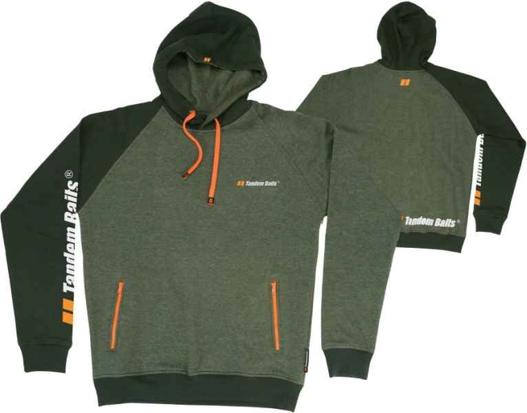 Mikina s kapucí Tandem Baits Hoodie Zip XXL