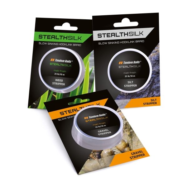 Šňůra Stealth Silk Stripper 25 lb / 10 m Weed