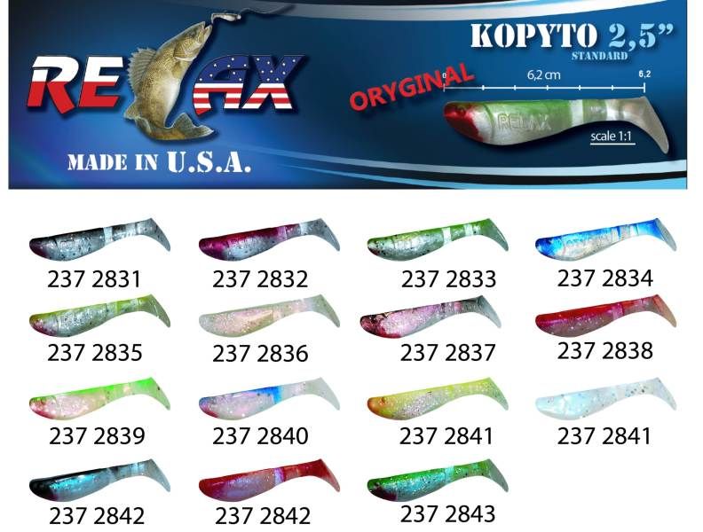 kopyto RK 2,5 (6,2cm) cena 1ks/bal10ks 2837