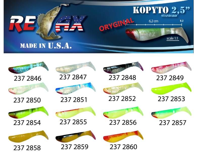 kopyto RK 2,5 (6,2cm) cena 1ks/bal10ks 2846