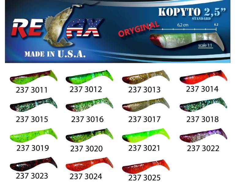 kopyto RK 2,5 (6,2cm) cena 1ks/bal10ks 3011
