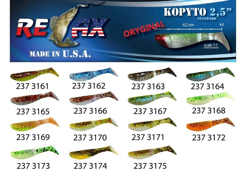 kopyto RK 2,5 (6,2cm) cena 1ks/bal10ks 3161