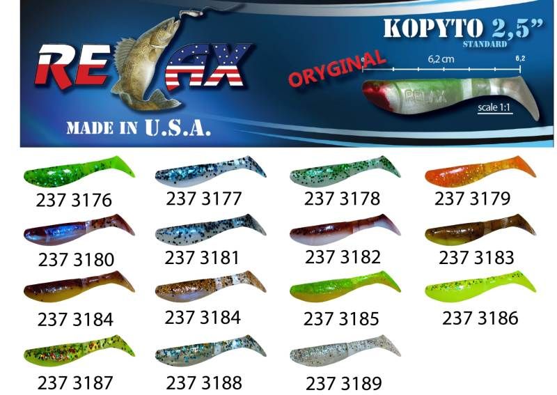 kopyto RK 2,5 (6,2cm) cena 1ks/bal10ks 3183