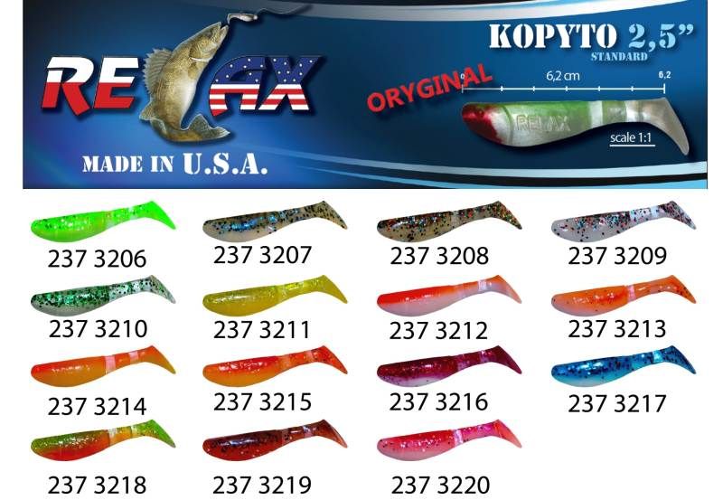 kopyto RK 2,5 (6,2cm) cena 1ks/bal10ks 3207