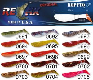 kopyto RK3-7,5cm 10ks v bal. barva 0691