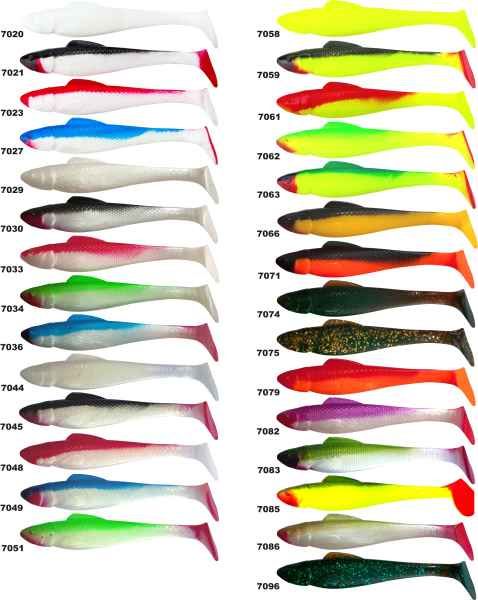 Ohio 5-12,5cm 1bal./5ks PEARL WHITE / BLACK
