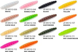 Dipované umělé nástrahy Morio 30mm / 12ks Bubble Gum