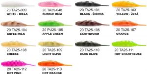Dipované umělé nástrahy Tanta 63mm / 8ks Light Olive