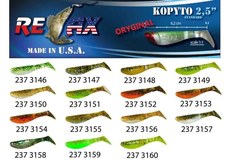 kopyto RK 2,5 (6,2cm) cena 1ks/bal10ks 3148