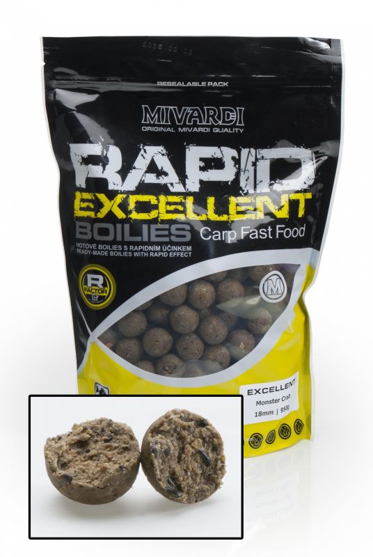 Rapid Boilies Excellent - Monster Crab (3300g | 24mm)