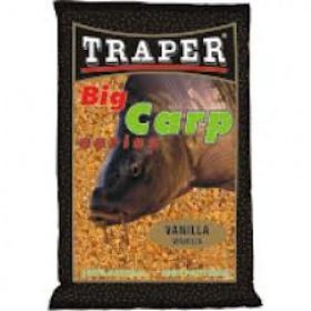 Krmení Traper Big Carp 1kg - | Med, Vanilka, Halibut, Jahoda, Švestka, Kukuřice