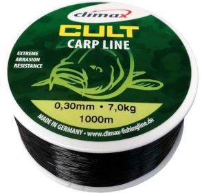 Climax silon Cult Carp line - černý 1000m 0,25mm