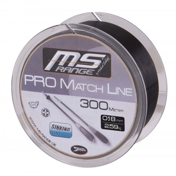 MS Range vlasec Pro Match Line 300 m 0,13 mm Saenger