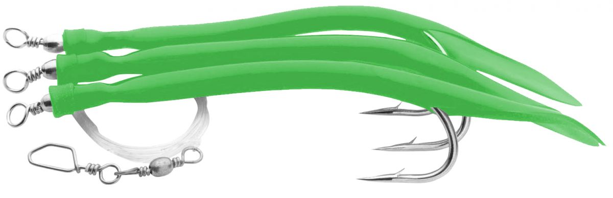 Aquantic návazcový systém Rubber Makk 4/0 zelená Saenger