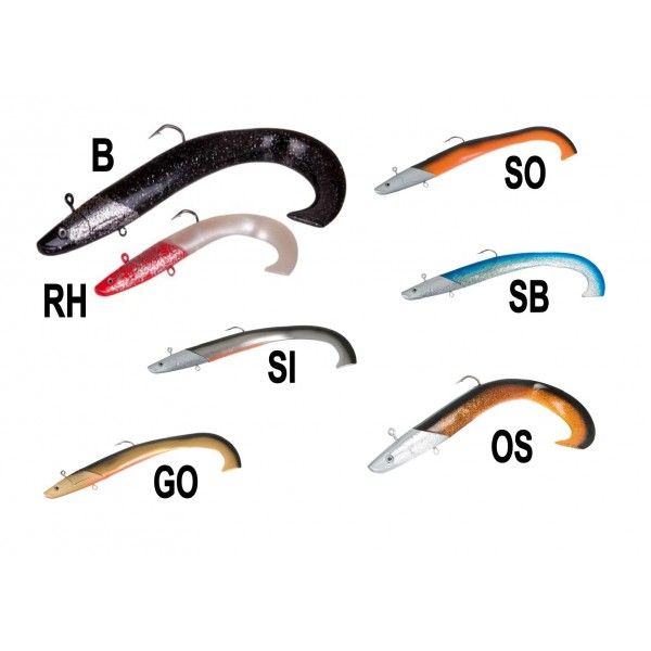 Aquantic nástraha Kveite Jig 21 cm 150 g vzor B Saenger