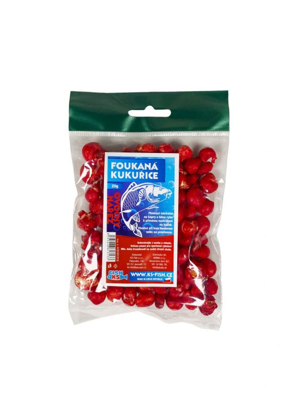 KS Fish foukaná kukuřice 20g, ovocný nářez KS-fish