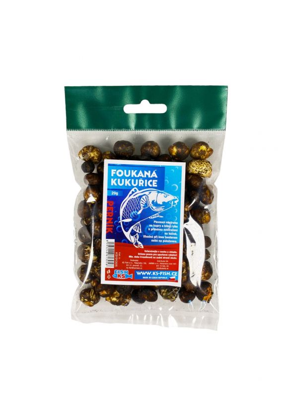 KS Fish foukaná kukuřice 20g, perník KS-fish