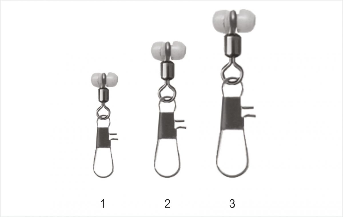 Mistrall průběžná karabinka s obratlíkem Interlock Snap, vel. 2, 14 kg, 10ks/bal