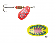 Mistrall rotační třpytka SPERSO vel. 3, 6g, barva 04