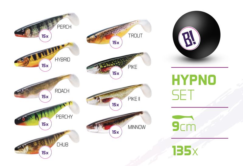 Sada nástrah BOMB Hypno 9cm / 135ks DELPHIN