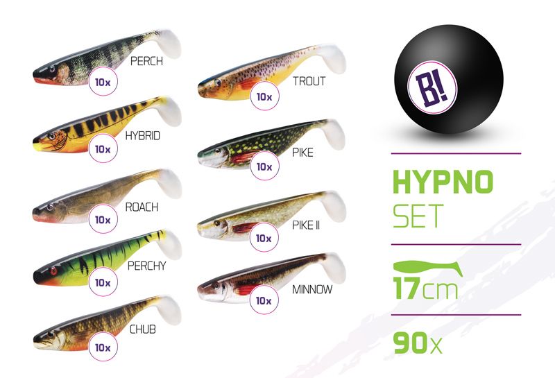 Sada nástrah BOMB Hypno 17cm / 90ks DELPHIN